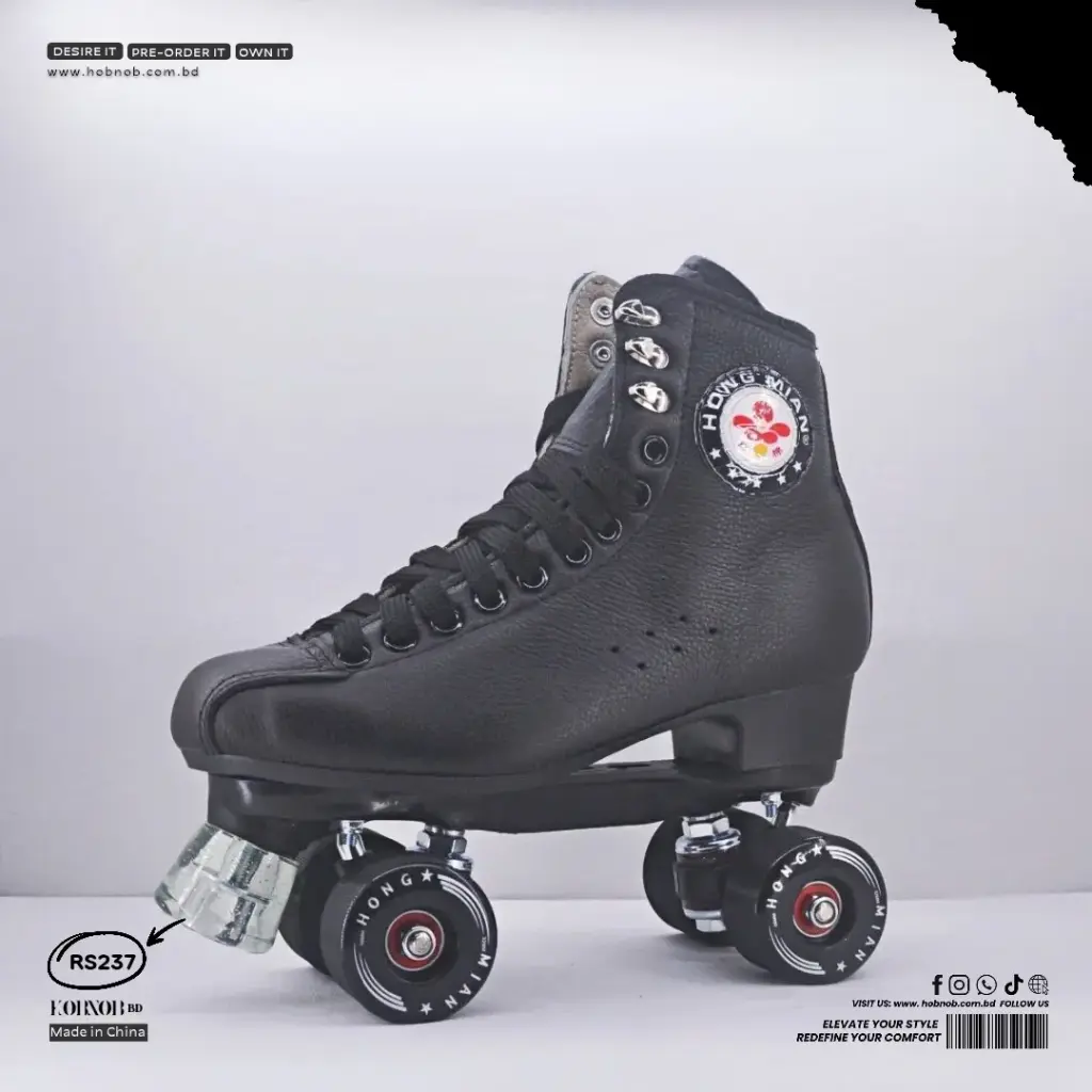Premium Skating Shoes Hongmian Full Flash Adult Double Row Roller Skates