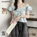 Fairy Off-Shoulder Ruffle Two-Way Wear Top